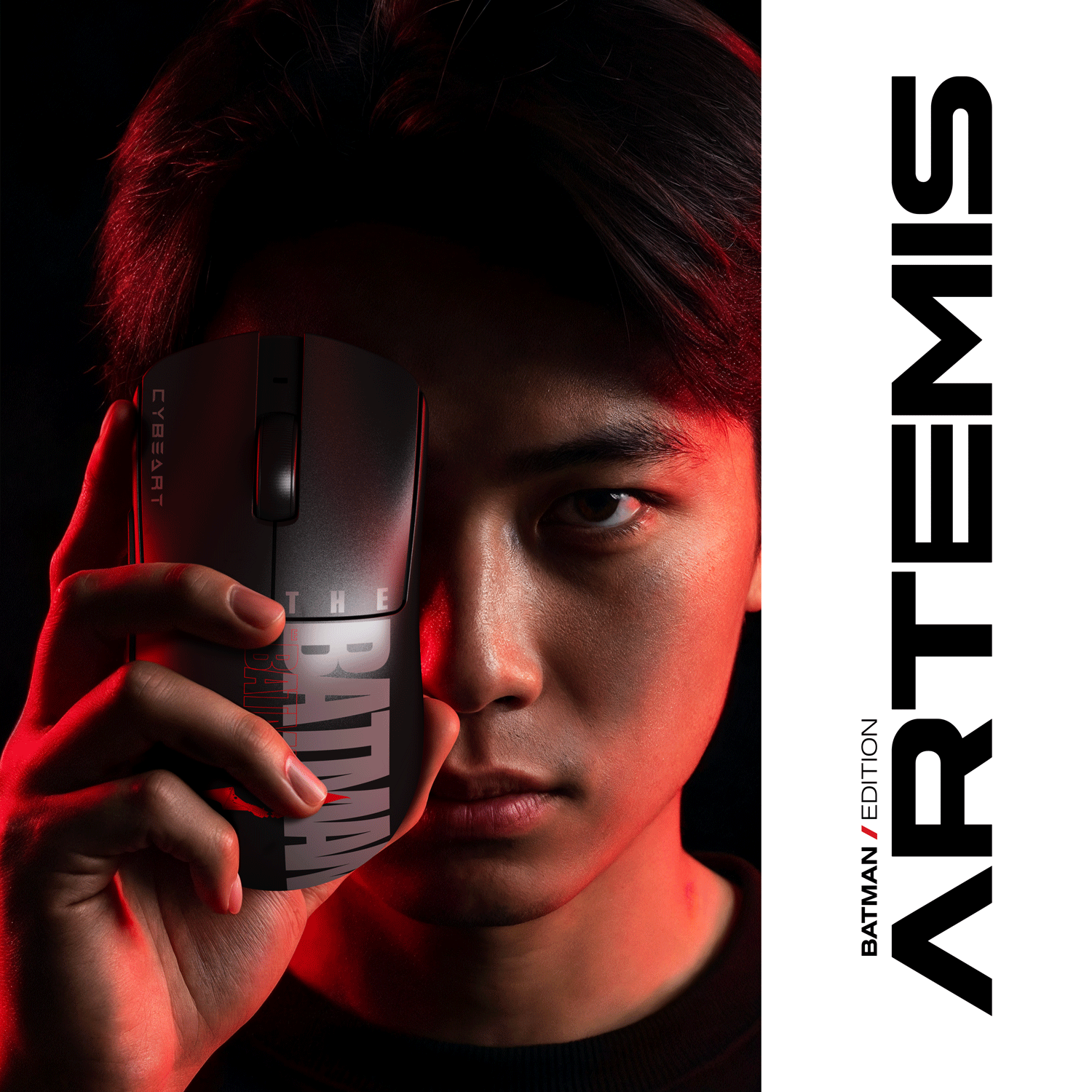 Artemis - The Batman | 1K 52g 超軽量ホットスワップ対応トライモードゲーミングマウス