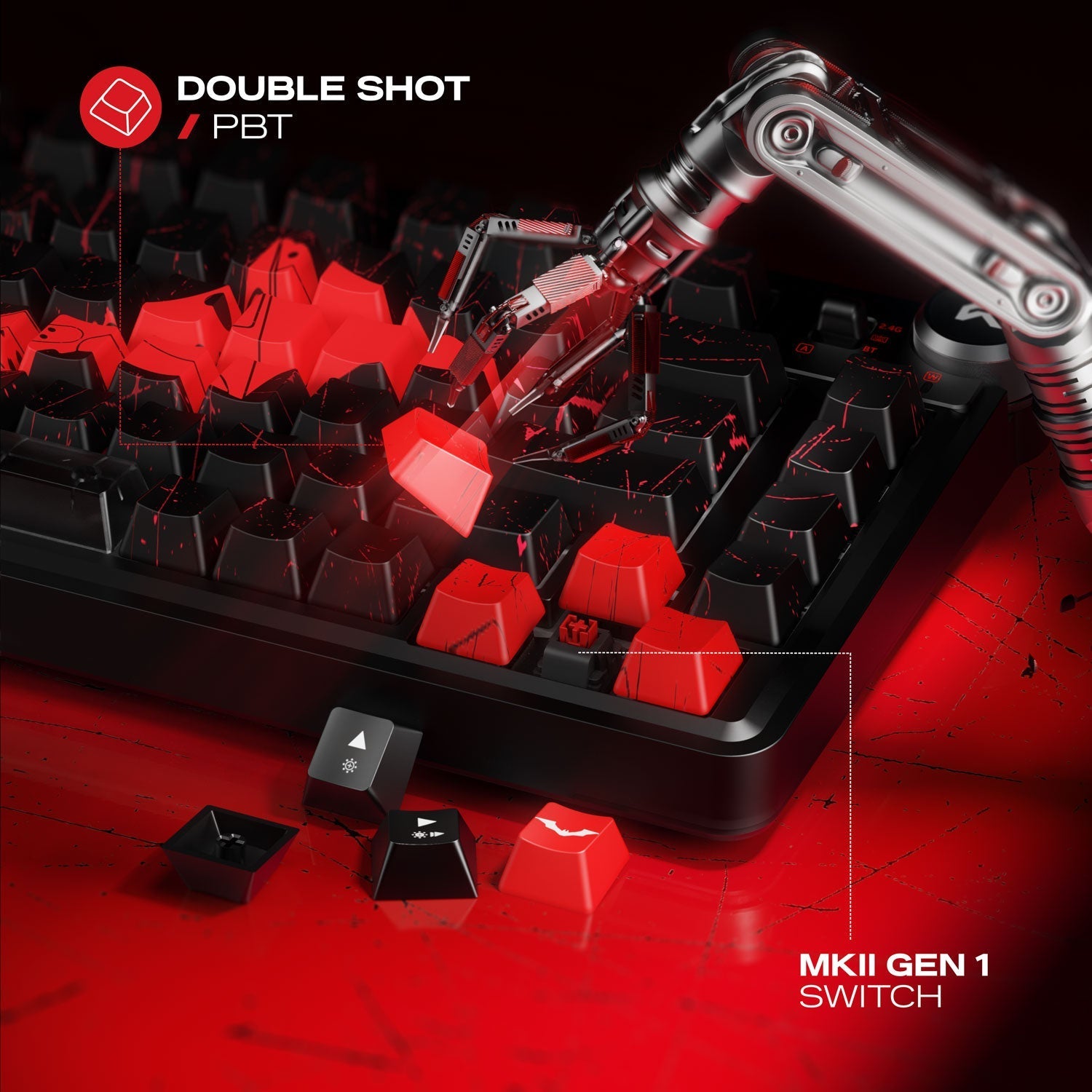 Nighthawk 75 - The Batman | TKLトライモードゲーミングキーボード